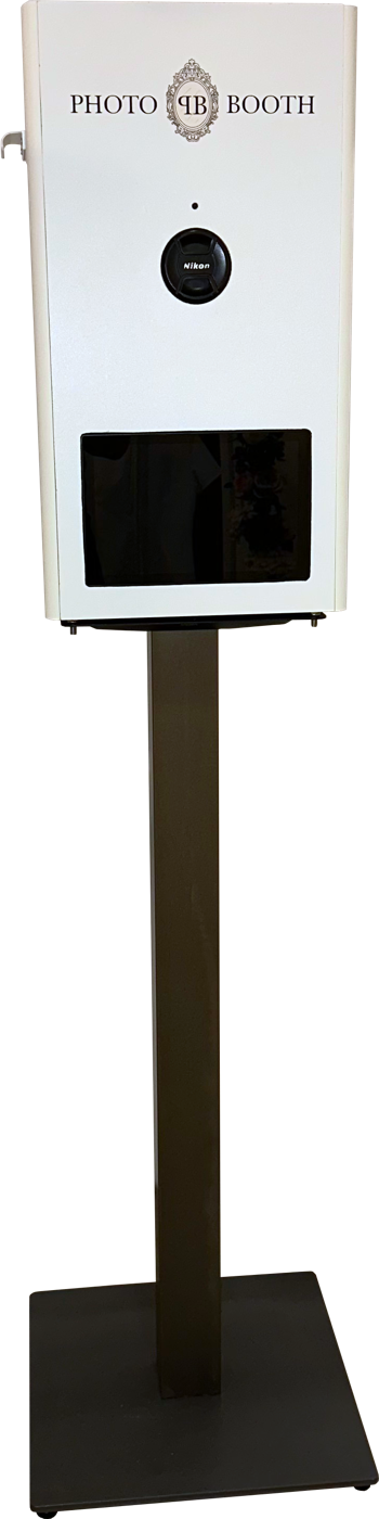 PB Fotobox digital mit Kamera, Display und Metallstandfuß